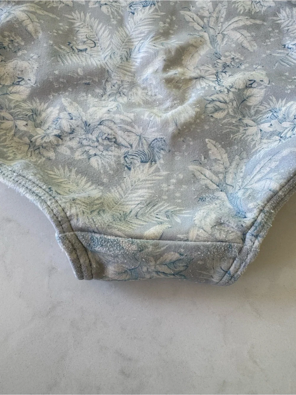 Girls' Long-Sleeve toile Rashguard Swimsuit - Light Blue